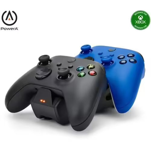 DUO-LADESTATION - POWER A - 1519564-01 - FÜR KABELLOSE XBOX SERIES X|S-CONTROLLER - SCHWARZ