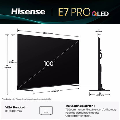 TV QLED HISENSE PRO 2025
